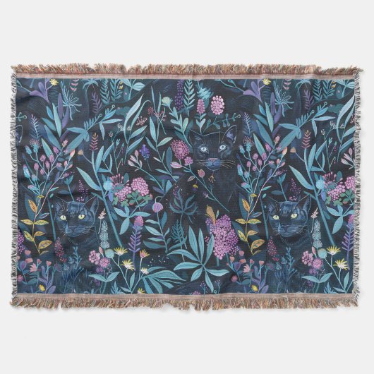 Blad van zwarte panter deken (Voorkant)