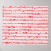  blad voor rode muziek poster (Voorkant)