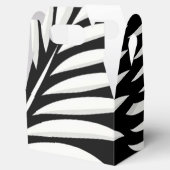 Blad Zebra Stripes stijl Bedankdoosjes (Geopend)