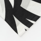 Blad Zebra Stripes stijl Fleece Deken (Hoek)