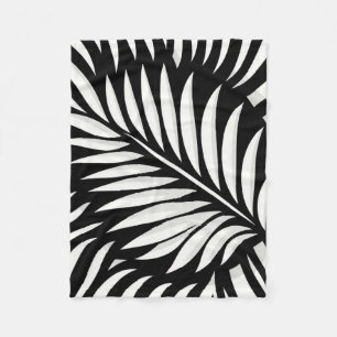 Blad Zebra Stripes stijl Fleece Deken