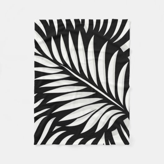 Blad Zebra Stripes stijl Fleece Deken (Voorkant)