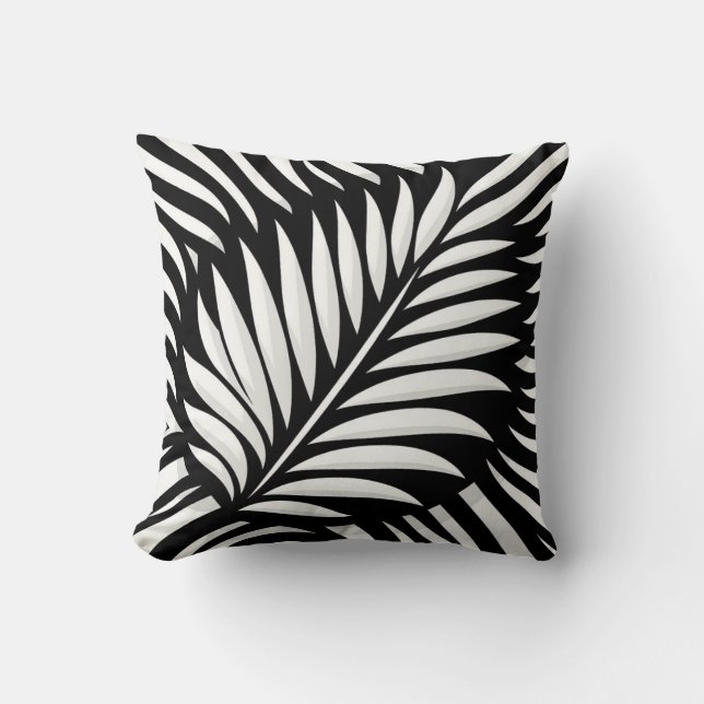 Blad Zebra Stripes stijl Kussen (Voorkant)
