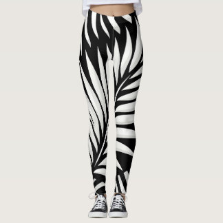 Blad Zebra Stripes stijl Leggings