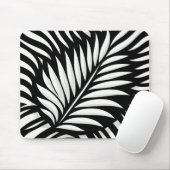 Blad Zebra Stripes stijl Muismat (Met muis)