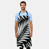 Blad Zebra Stripes stijl Schort (Gedragen)