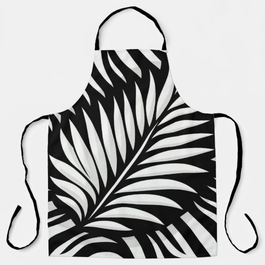 Blad Zebra Stripes stijl Schort (Voorkant)