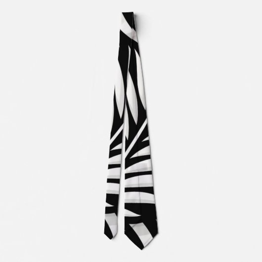 Blad Zebra Stripes stijl Stropdas (Achterkant)