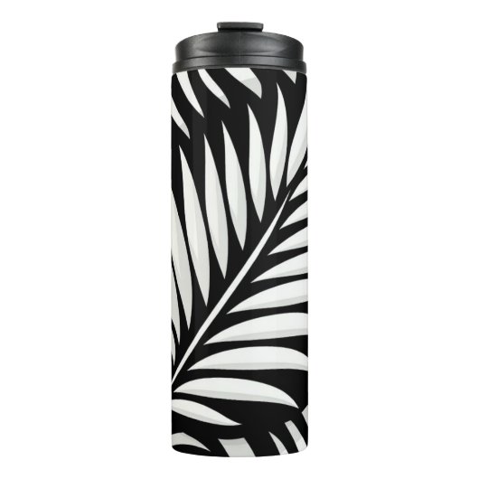 Blad Zebra Stripes stijl Thermosbeker (Voorkant)