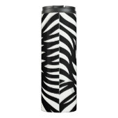 Blad Zebra Stripes stijl Thermosbeker (Achterkant)