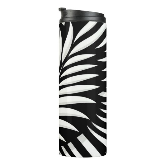 Blad Zebra Stripes stijl Thermosbeker (Geroteerd rechts)