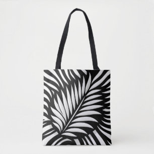 Blad Zebra Stripes stijl Tote Bag