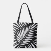 Blad Zebra Stripes stijl Tote Bag (Achterkant)