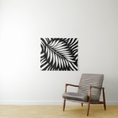 Blad Zebra Stripes stijl Wandkleed (In Situ (horizontaal))