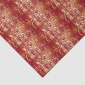 Bladachtige Brownstone sepia veranderd fotopapier Tissuepapier (Detail)