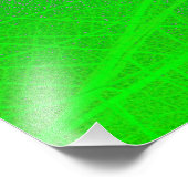 Bladaders over het stadsprofiel - Abstract Foto Afdruk (Hoek)