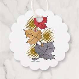 Bladbladeren Bedankjes Labels