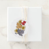 Bladbladeren Bedankjes Labels (In situ)