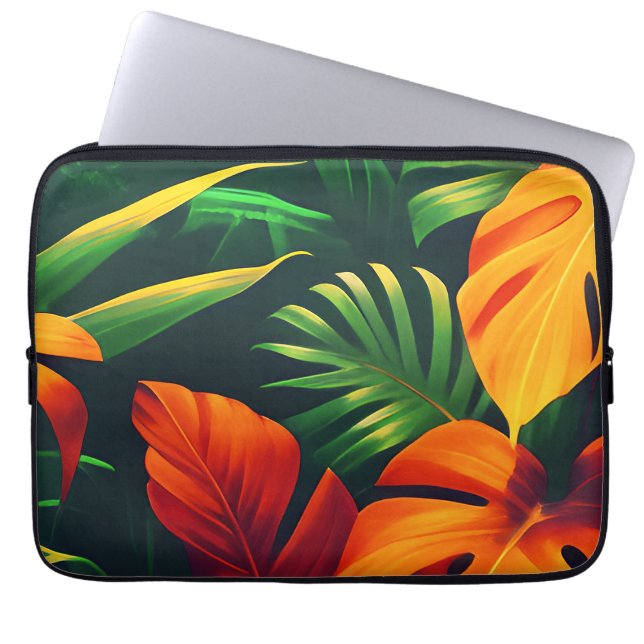 BLADBLADEREN NATUUR TUIN LAPTOP SLEEVE (Voorkant)