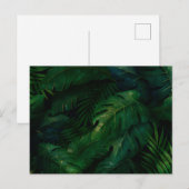 Bladbladeren van tropisch regenwoud briefkaart (Voorkant / Achterkant)