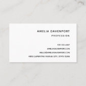 Bladbladeren van tropisch regenwoud visitekaartje (Achterkant)