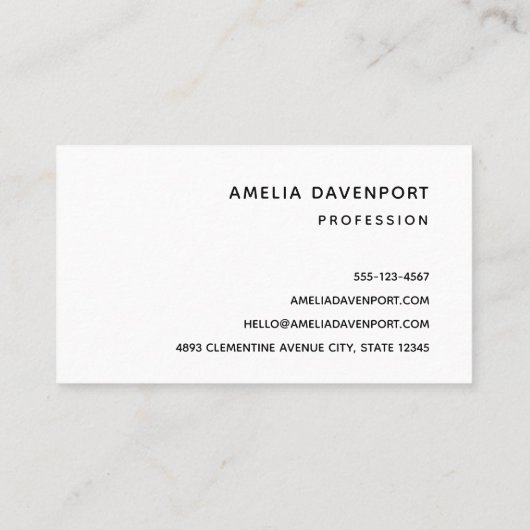 Bladbladeren van tropisch regenwoud visitekaartje (Achterkant)