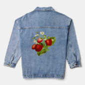 Bladbladeren van voedselvruchten denim jacket (Achterkant)