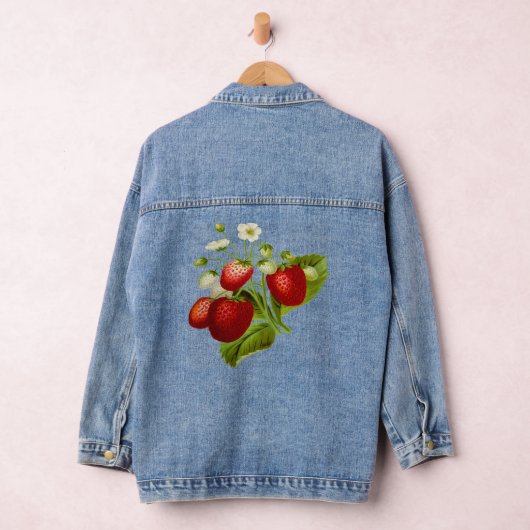 Bladbladeren van voedselvruchten denim jacket (Hangar)