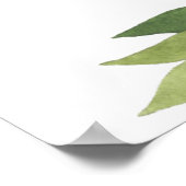 bladbladergroen creëer je eigen gebruik poster (Hoek)