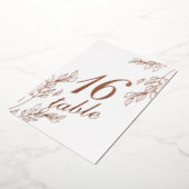 Bladbladgoud met Folie Uitnodiging (Gedraaid)