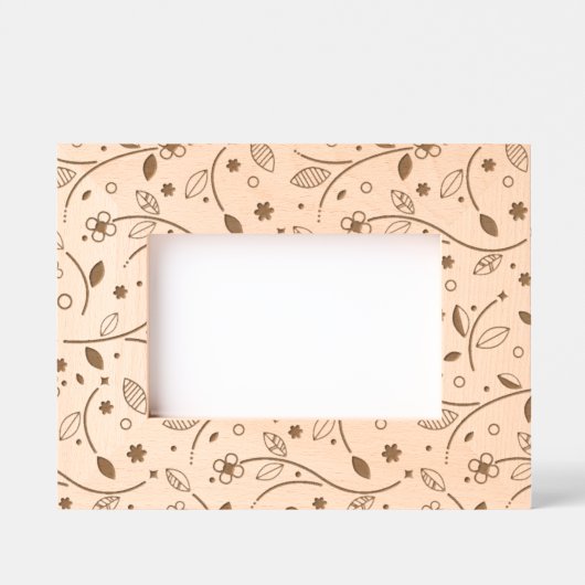 Bladbloemontwerp geëtste Lijsten Gegraveerde Lijstjes (Voorkant)