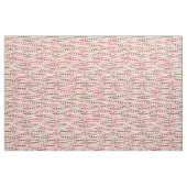 bladblokrood ivoor stof (Fat Quarter)