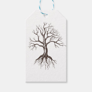 Bladboom Cadeaulabel