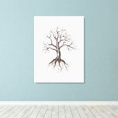 Bladboom Canvas Afdruk (Insitu (Houten vloer))