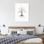 Bladboom Canvas Afdruk (Insitu (Slaapkamer))
