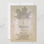  bladboom Romantisch vrijgezellenfeest Kaart (Voorkant)