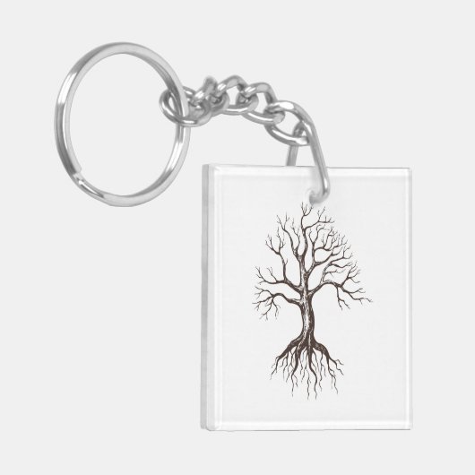 Bladboom Sleutelhanger (Voorkant Links)