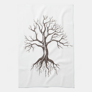 Bladboom Theedoek