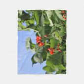 bladboon fleece deken (Voorkant)