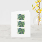 bladbriefkaart kaart (Gele Bloem)