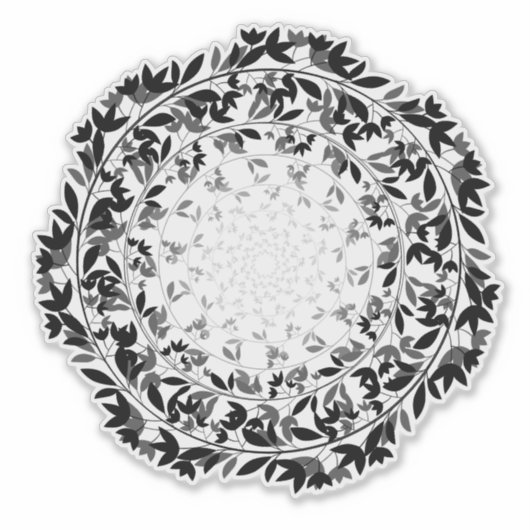 bladcirkel sticker (Voorkant)