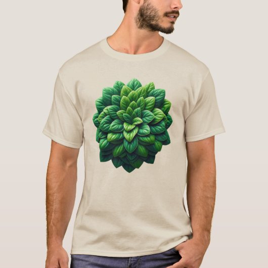 Bladcluster Mandala T-shirt (Voorkant)