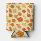 Bladconcept: Herfst Symbool Patroon Blikjeskoeler (Voorkant)