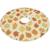 Bladconcept: Herfst Symbool Patroon Kerstboom Rok (Gekanteld)