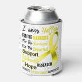Bladder Cancer Awareness Month Ribbon Gifts Blikjeskoeler (Blikje Voorkant)