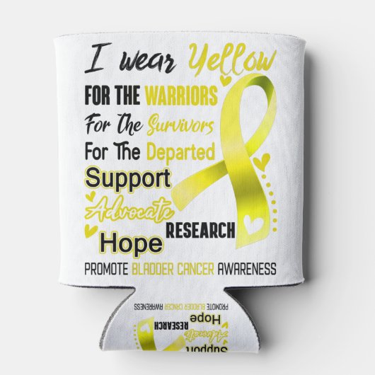Bladder Cancer Awareness Month Ribbon Gifts Blikjeskoeler (Achterkant)