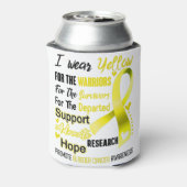 Bladder Cancer Awareness Month Ribbon Gifts Blikjeskoeler (Blikje Achterkant)