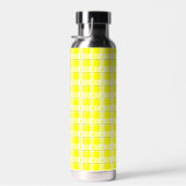 Bladder Cancer Awareness Plaid Water Bottle Waterfles (Rechts)