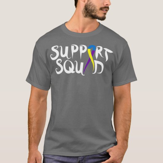 Bladder Cancer Support Squad Awareness Month T-shirt (Voorkant)
