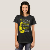 Bladder Cancer Warrior Awareness Ribbon Disease T-shirt (Voorkant volledig)